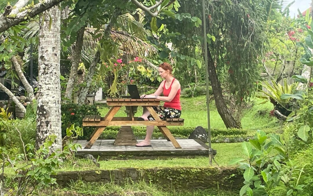 Schrijven op Bali